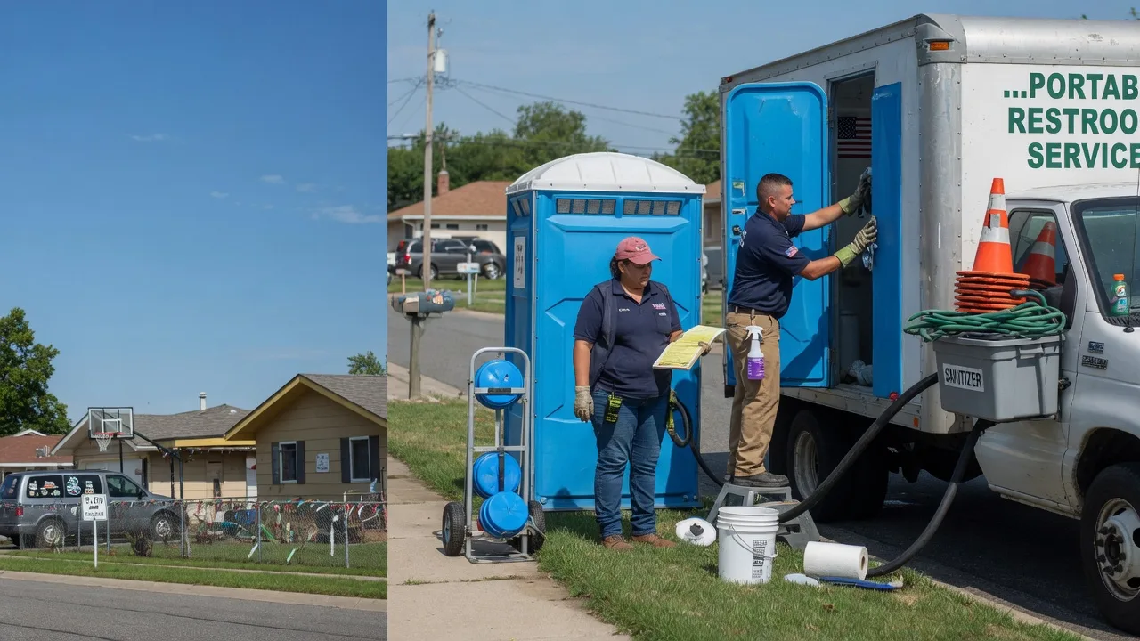 Portable Toilet Rental in Burnham, PA near me